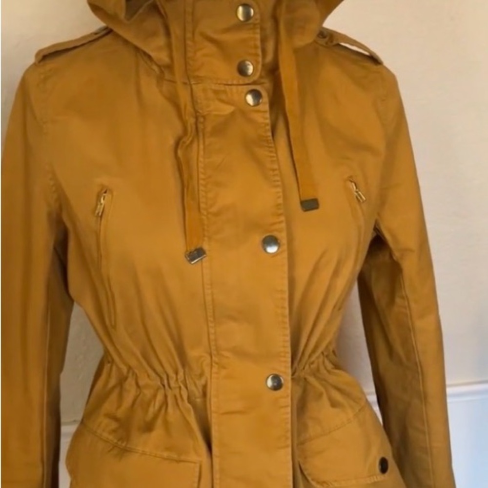Love Tree Women's Yellow Utility Jacket